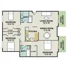 D1 - Phase ll 01-105 floor plan